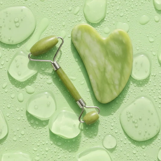 Jade Roller & Gua Sha Sæt